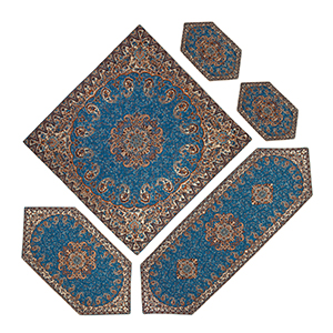 خرید 48 مدل انواع رومیزی ترمه سنتی یزد و اصفهان طرح [شیک] و جدید